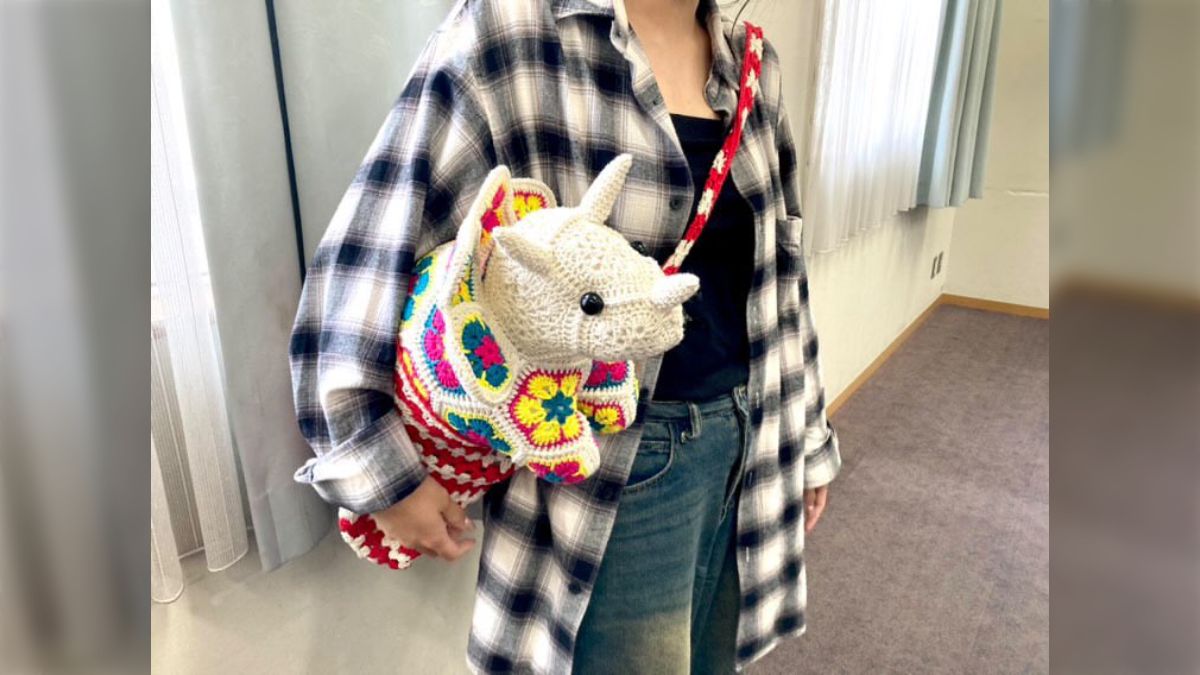 【編みぐるみ】ナチュラルウッディートリケラトプス トリケラトプス 編みぐるみ 編みぐるみ】ナチュラルウッディー