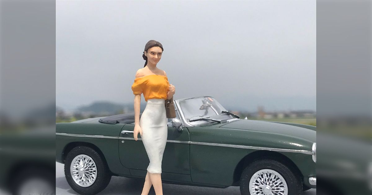 アオシマ 1/24 MGB 完成品 アオシマのMGBをつくったよ - posfie