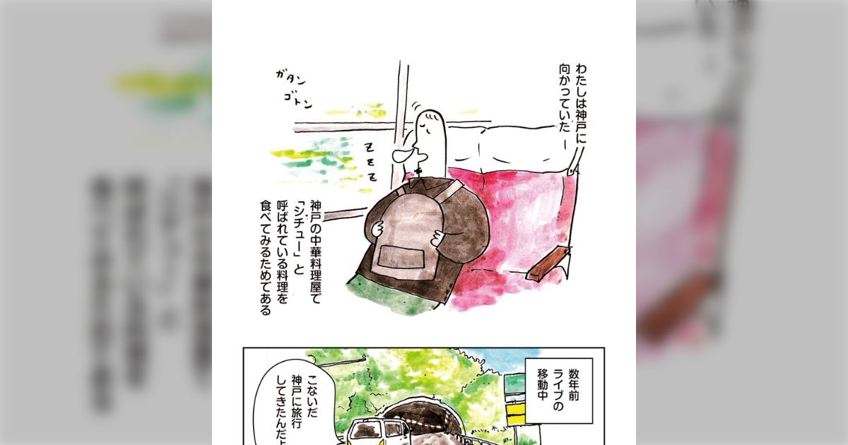 わたしは神戸に向かっていた、神戸の中華料理屋で「シチュー」と呼ばれている料理を食べてみるためである… 「なんでこれが『シチュー』なの？」と気になり、神戸中華「シチュー」を食べた話