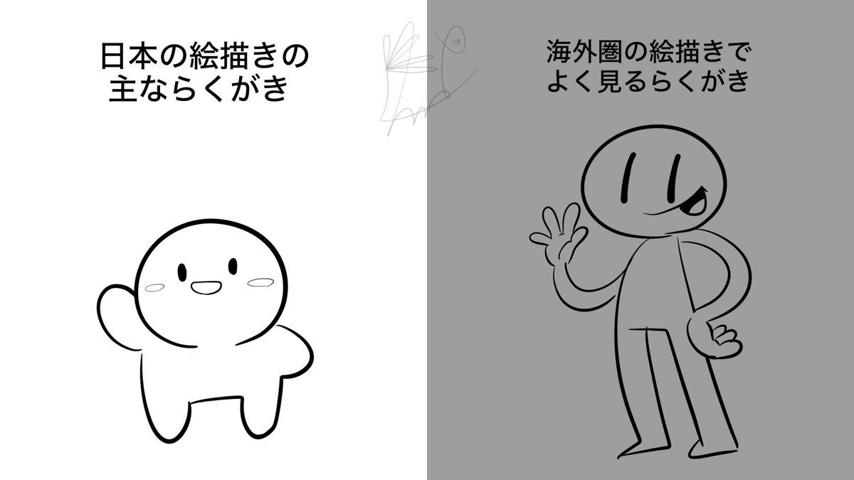 日本の落書き絵は白背景が多いけど、海外ではなぜグレー背景の割合が ..., 画像サイズ:1200x675