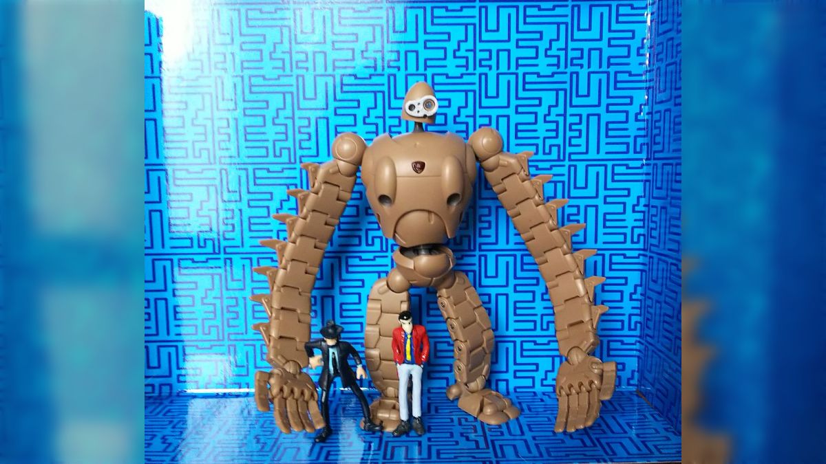 想造ガレリアの天空の城ラピュタロボット兵のフィギュアが届く