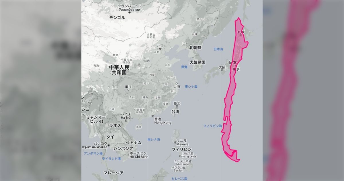 日本と比較するとチリは「細長い国」というよりは「やたら長い国」と思うほうが正しいのでは、って話 - Togetter