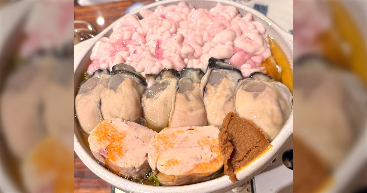 軽い気持ちで「痛風鍋1人前ください」って注文したら…これがでてきて震える→「一人前あるの最高だな 」「これ食べたすぎる」