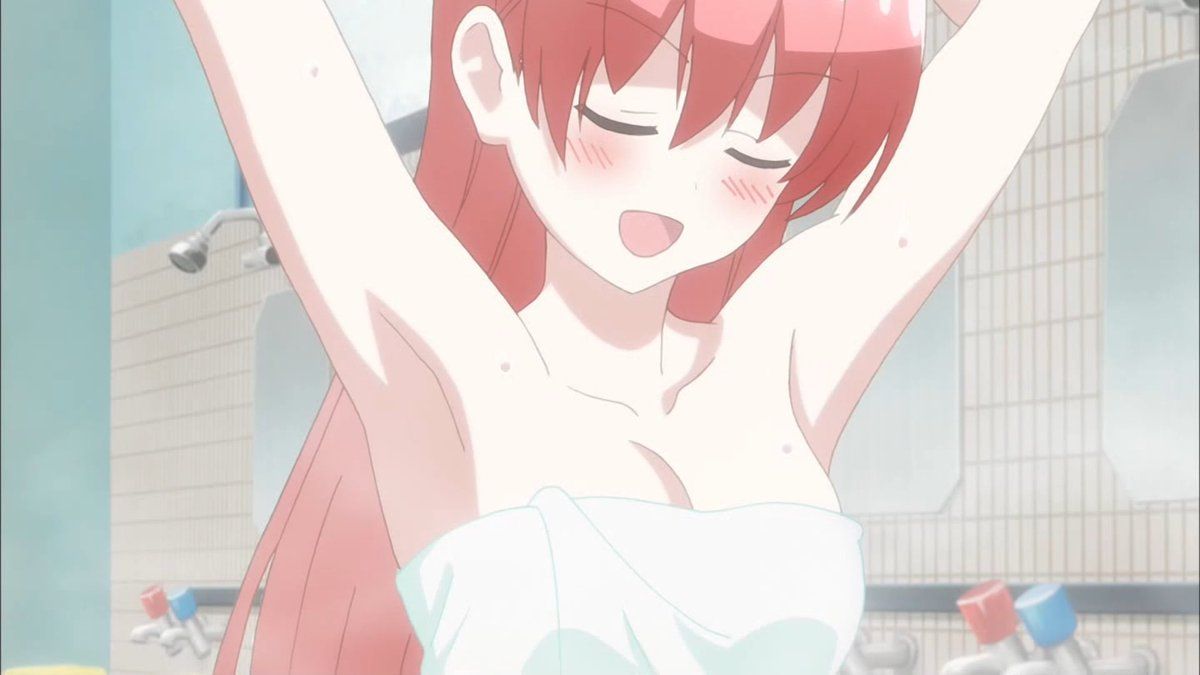 桂ヒナギク　ポロリ トニカクカワイイ、銭湯でバスタオル巻いたまま入浴す！ - posfie