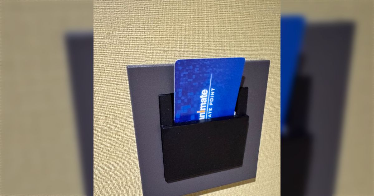 ホテルの電気なんでもいいからanimateのポイントカード刺してる→注意喚起や「やめてほしい」という声も寄せられる